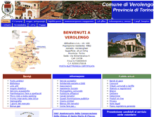 Tablet Screenshot of comuneverolengo.it